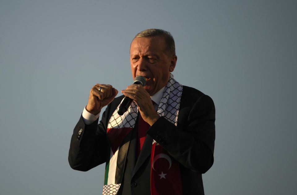 Erdogan: Evropske zemlje nemo posmatraju Gazu, kao nekada Srebrenicu