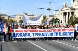 Završen protest prosvetara u Beogradu, ponovo odbili ponudu Vlade: Ako se ne opamete iz Vlade...