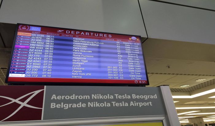 Beogradski aerodrom: Otklonjen kvar na softveru, postepena normalizacija saobraćaja