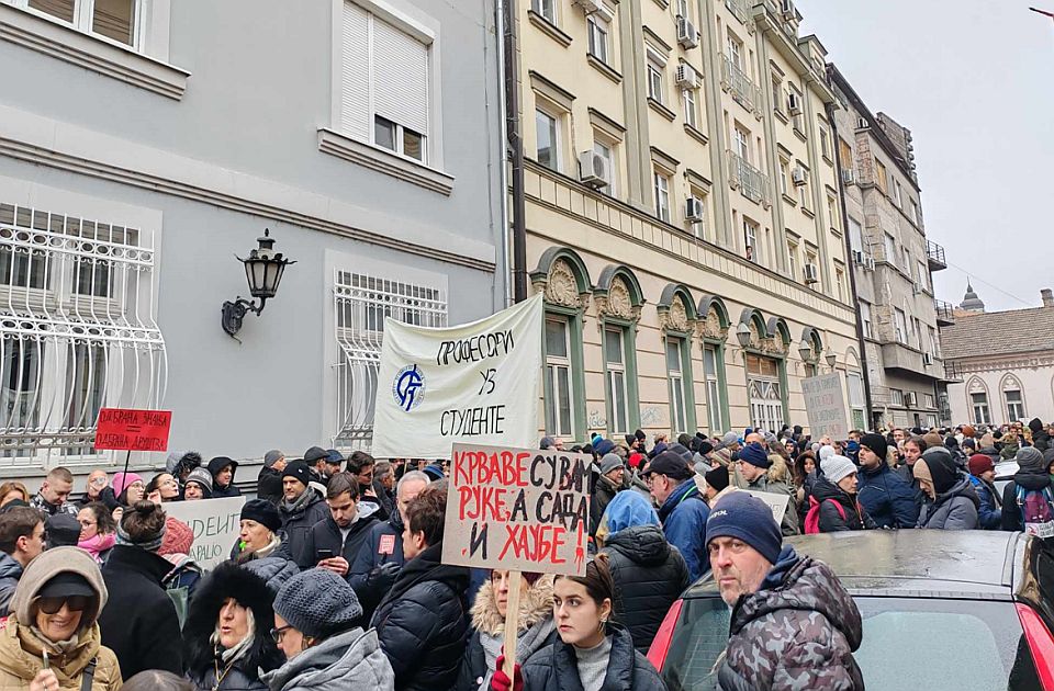 UŽIVO Protest u Novom Sadu: 