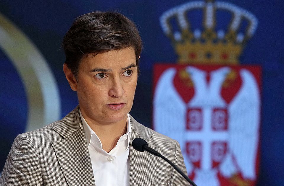 Brnabić: Opozicija želi nasilnu smenu vlasti i svrgavanje Vučića, predlog zakona je "idiotski" 