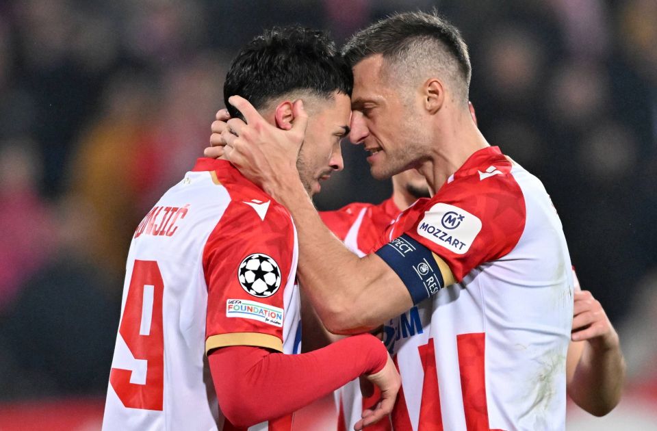 Crvena zvezda pobedila Štutgart sa 5:1 u Ligi šampiona 