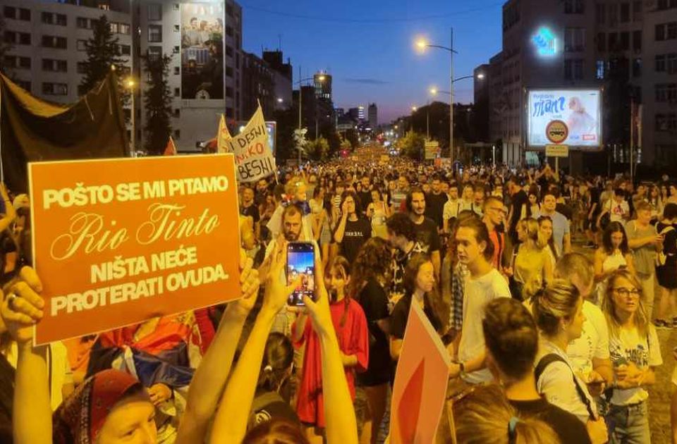 VIDEO: Održan protest protiv kopanja litijuma, Novosađani pozvani na skup u Beograd