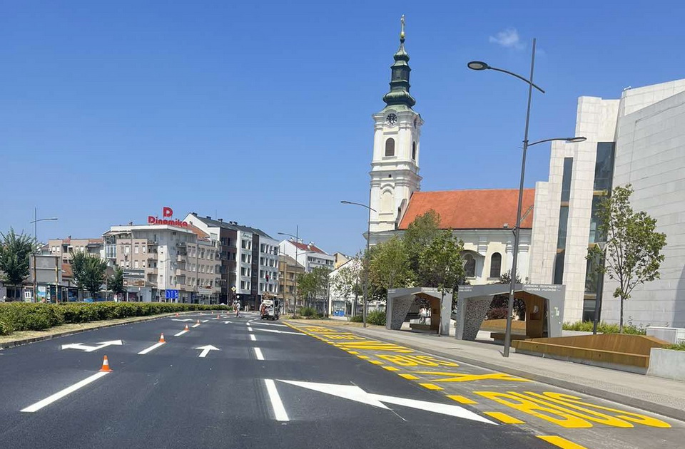 FOTO: Gotovi radovi u Uspenskoj i delu Šafarikove, od sutra nema saobraćaja od Kisačke ka centru