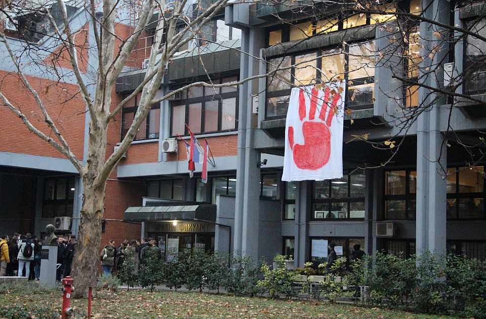 Studenti Pravnog u blokadi: "U interesu dekanice je da se blokade rasture"