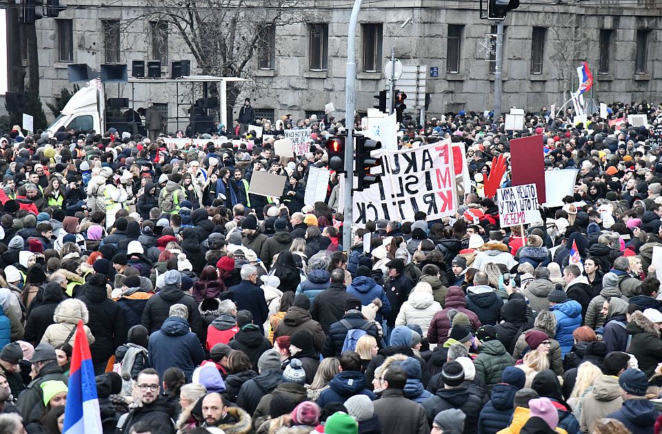 Studenti u blokadi ogradili se od ekstremističkih organizacija: "Cilj je ispunjenje zahteva"