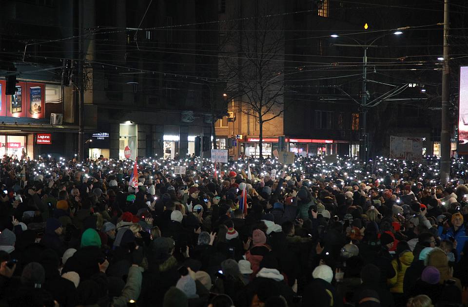 "Vidimo se kod Vuka": Održan protest stanovnika pet centralnih beogradskih opština