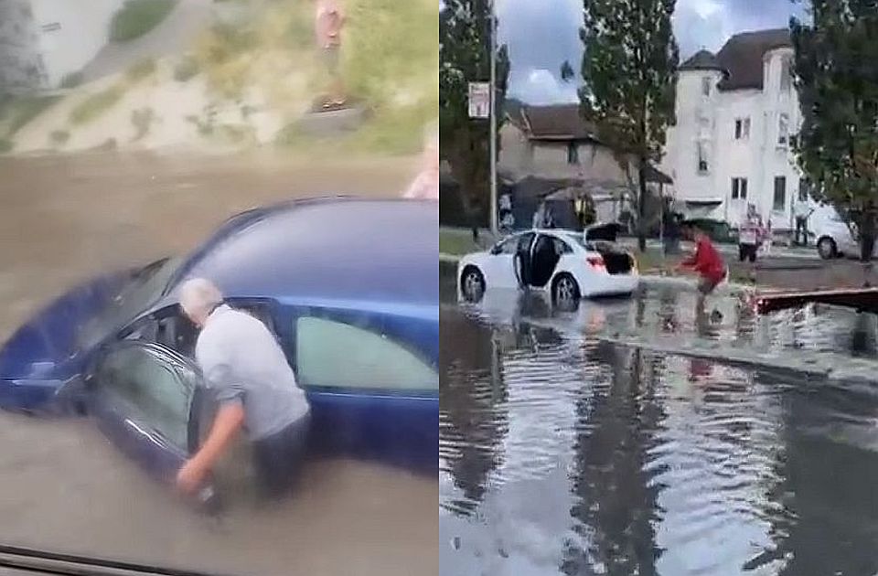 VIDEO Novosadsko "podvožnjak" jezero: Građani izvlačili potopljena vozila 