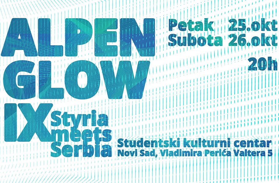 Festival "Alpenglow" u SKC-u u petak i subotu 