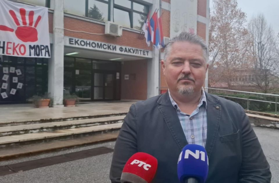 Dekan Ekonomskog fakulteta o blokadi: Studenti su pokrenuli važna društvena pitanja