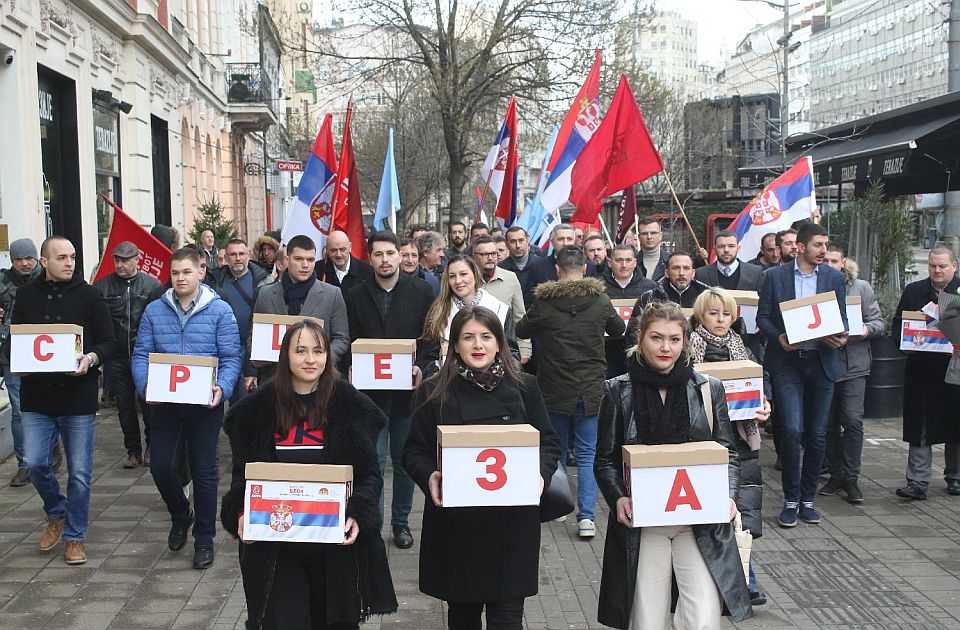 Koalicija oko Dveri i frakcije POKS-a predala listu za parlamentarne izbore