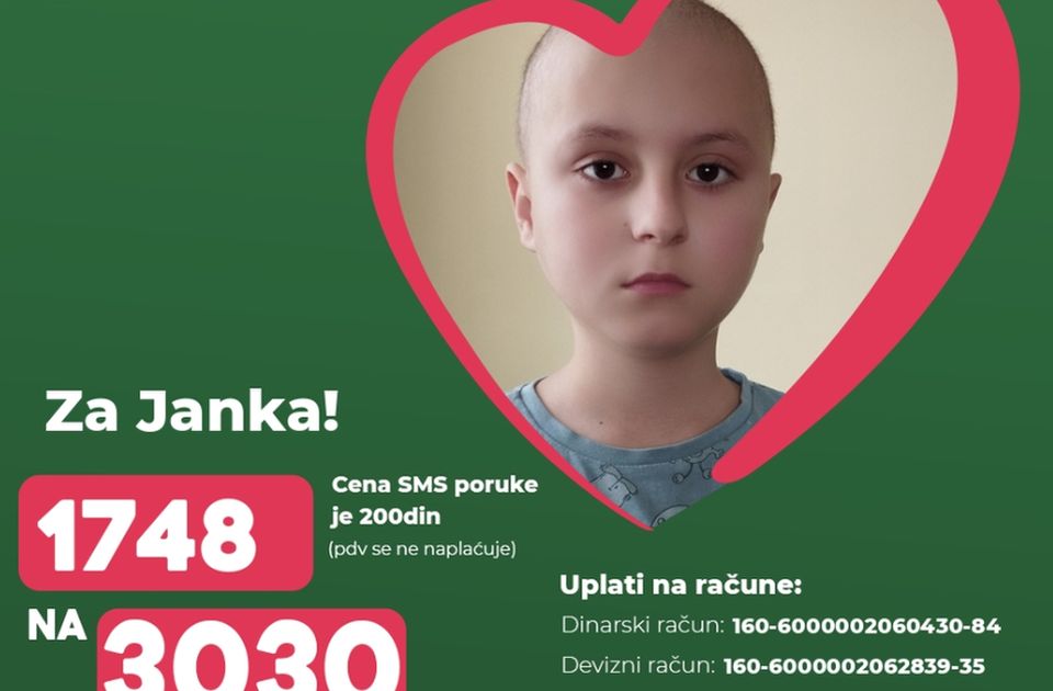 Novosađani, malom Janku je potrebna pomoć da pobedi leukemiju