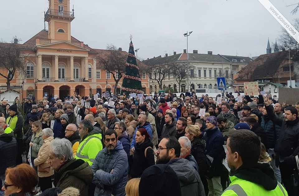 Protesti tokom vikenda u somborskom kraju