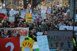 Održan protest ispred Ministarstva prosvete