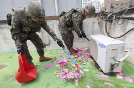 Balon sa smećem iz Severne Koreje sleteo na predsednički kompleks u Južnoj Koreji