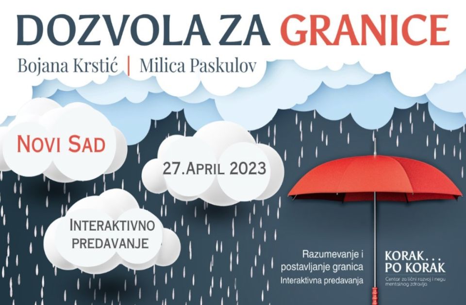 Interaktivno predavanje "Dozvola za granice u poslovnom okruženju" sutra u Zenitu