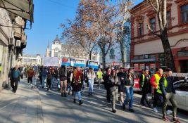 FOTO, VIDEO: Završen protest studenata i profesora