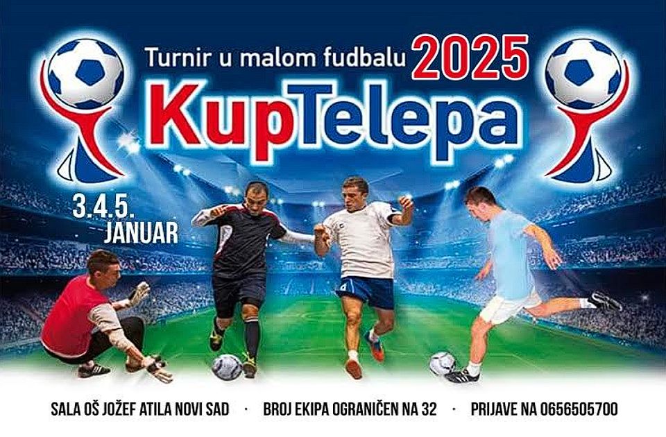 Kup Telepa u malom fudbalu od 3. do 5. januara