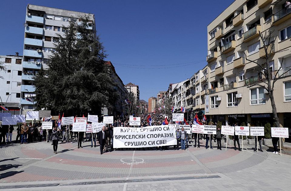 Završen protest Srba na Kosovu zbog neodržavanja izbora 3. aprila