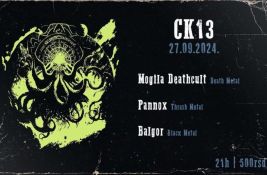 Pannox, Mogila Deathcult i Balgor u petak u CK13