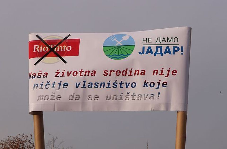 "Ne damo Jadar" o glasanju u Skupštini: Ovo je objava rata