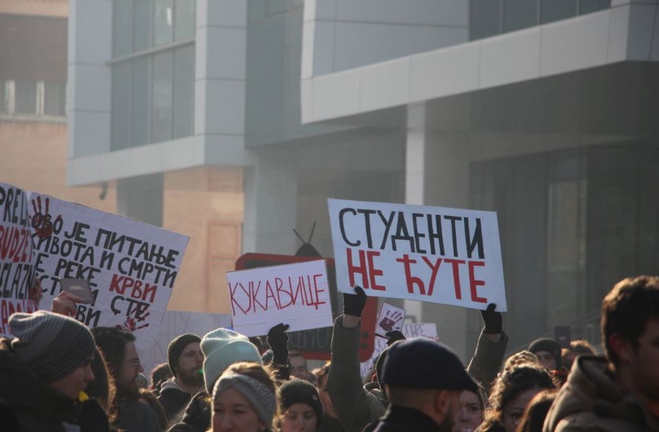 Studenti u blokadi: Protest u Beogradu nije "finalni skup", neka niko ne misli da je to kraj