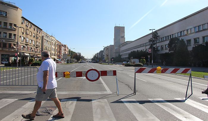 Veći deo Bulevara Mihajla Pupina od danas zatvoren zbog radova