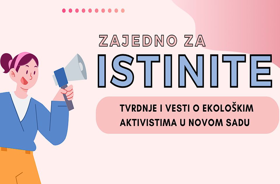 Europolis: Kampanja protiv neistinitih tvrdnji o ekološkim aktivistima u Novom Sadu