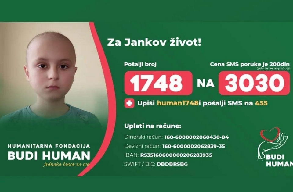 Humanitarni bazar za desetogodišnjeg Janka u OŠ "Prva vojvođanska brigada"