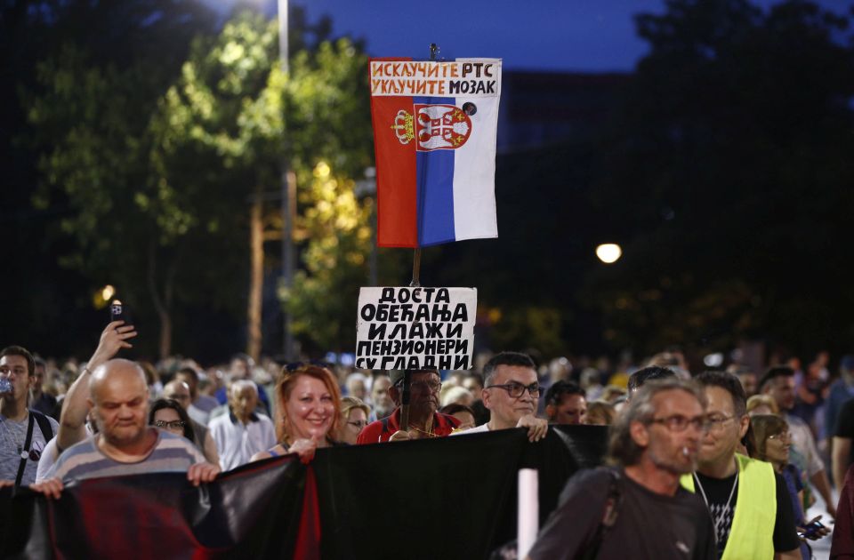 Večeras blokada mosta Gazela, 14. protest "Srbija protiv nasilja"